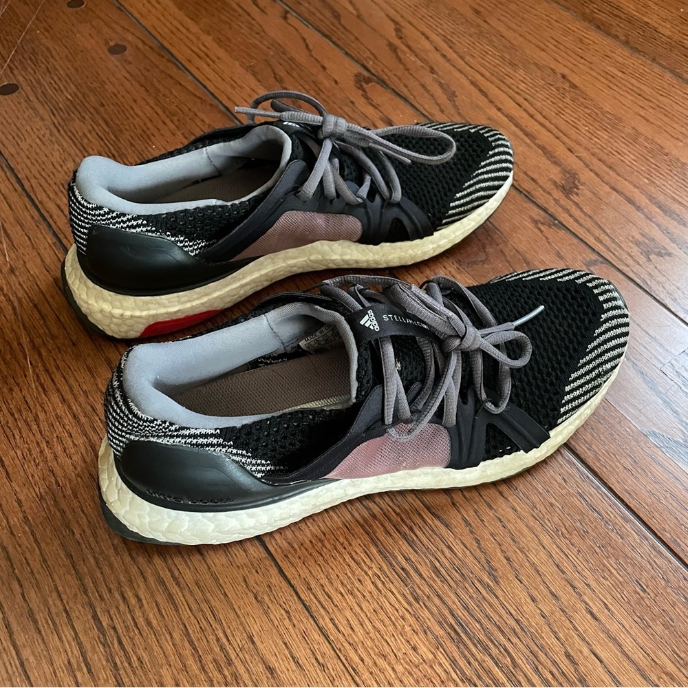 Adidas Stella McCartney Black and Gray Athletic Shoes
